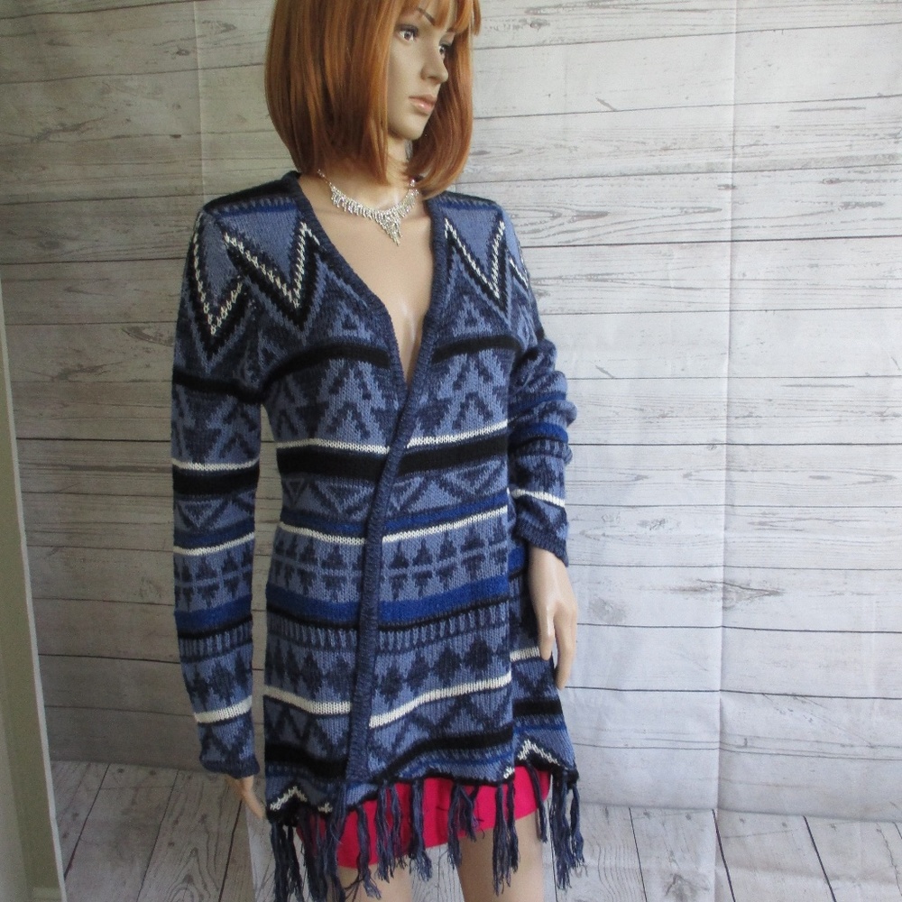 NWT - AB open front long sweater - sz S - $44.00
